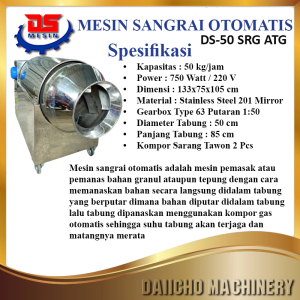 Mesin sangrai dan pengering tepung